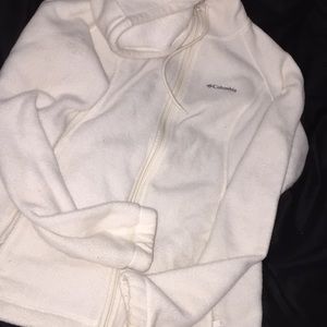 white columbia zip up jacket